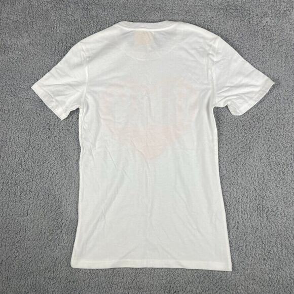 Latino Heritage Month Women's X-Small White Familia Heart Short Sleeve T-Shirt - Picture 8 of 8